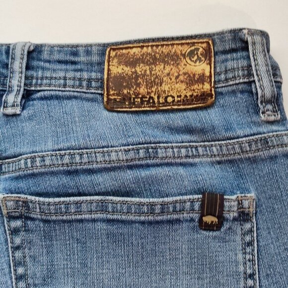 Buffalo David Bitton jeans Jack-X men's size 30 denim blue slim straight stretch - Picture 5 of 13